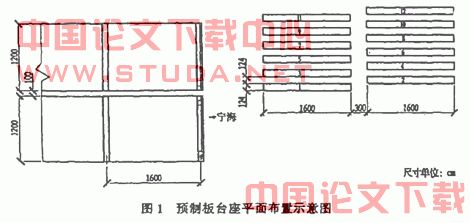 桥面预应力空心板的预制与安装