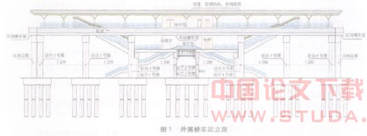 独柱式大悬臂高架车站的动力特性及地震反应分析