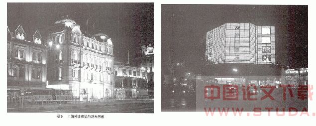 建筑表情在黑白昼夜间的转换