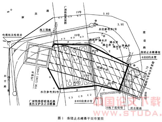 大流速下冻结法施工遇到的问题与对策