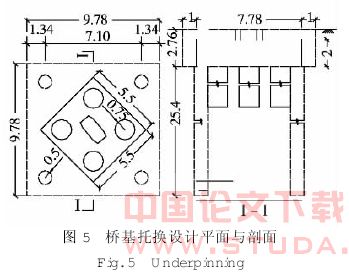 城市地铁施工近邻短桩桥基加固效果研究