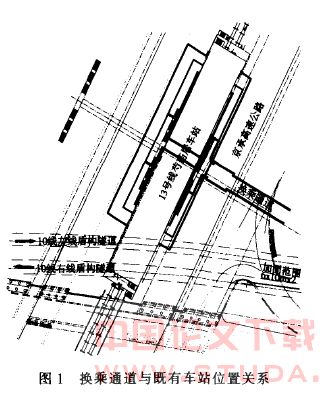 暗挖通道穿越既有地铁车站施工技术探讨