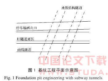 跨越地铁盾构隧道基坑工程实践