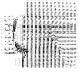 立式陈列柜风幕数值模拟的双流体模型