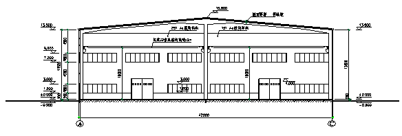有吊车作用轻钢厂房的结构设计