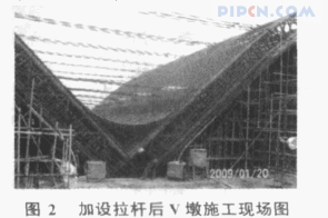 V型墩劲性骨架施工工艺简述